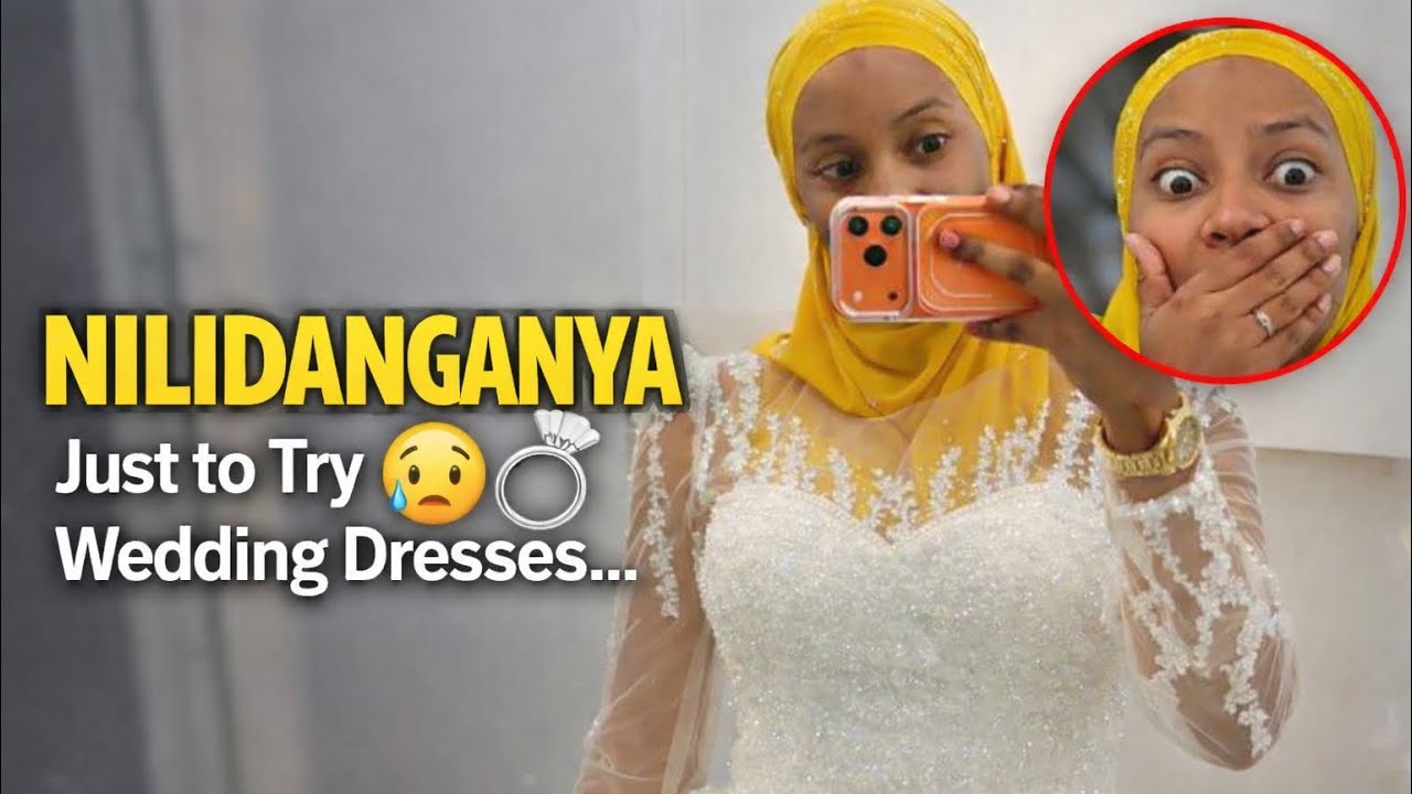 Nilidanganya Kuwa Naolewa Just to Try Wedding Dresses & am not a BRIDE😭 ||Ramadan Daily 1 🌙