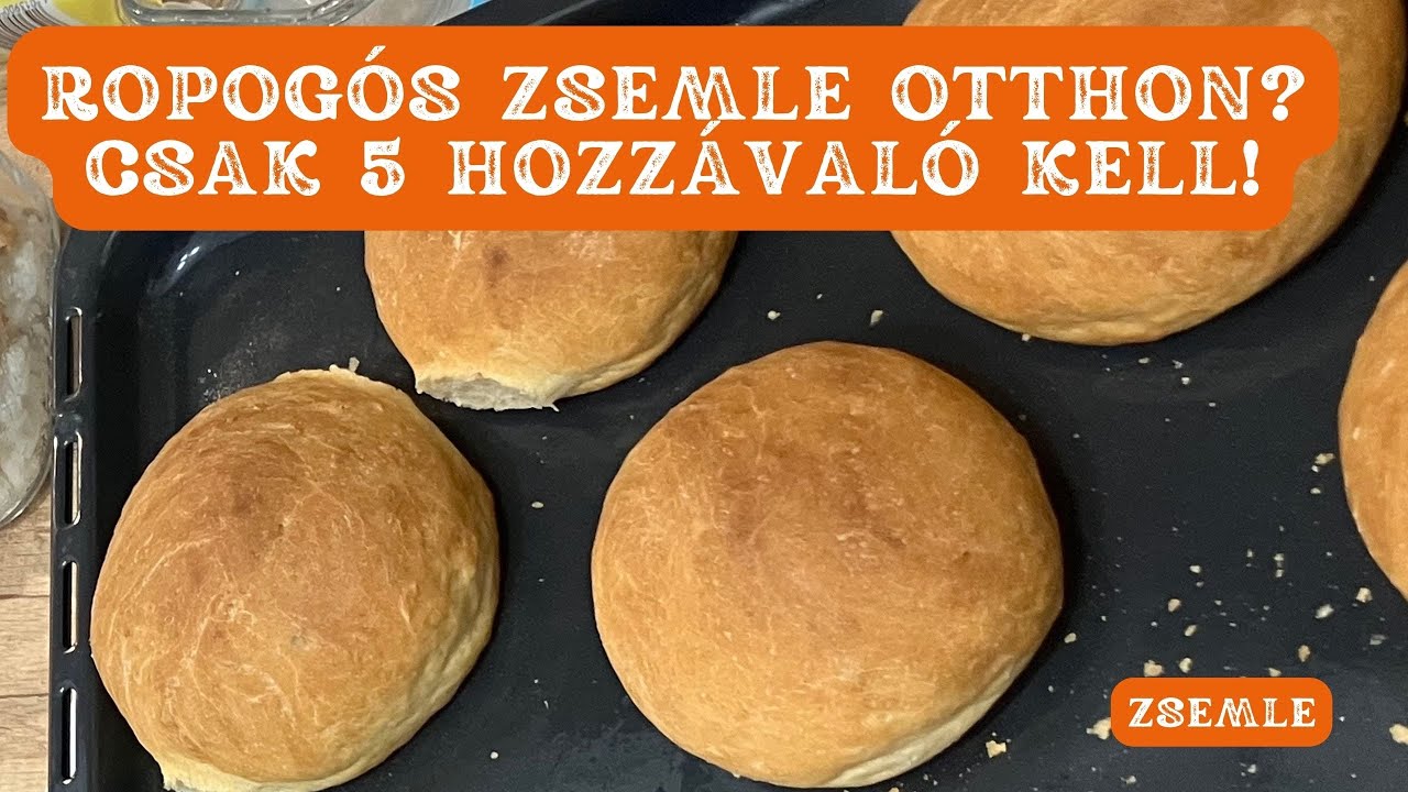 Vizes Zsemle &ndash; Puha &eacute;s Ropog&oacute;s Recept