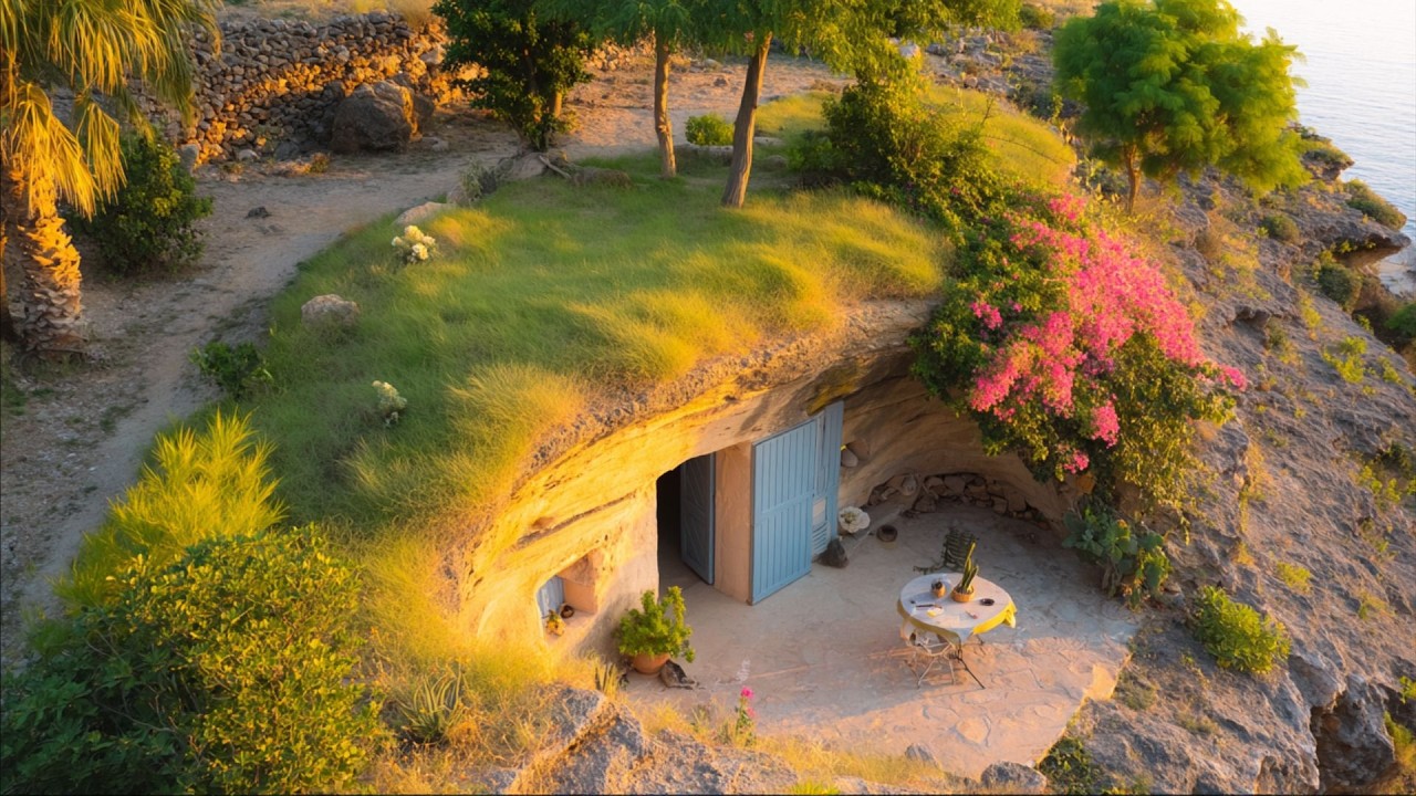 I Dare You To Grow Old Here - The Unique White Cave House as Nature Masterpiece Creation