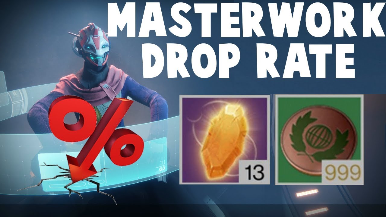 DESTINY 2 MASTERWORK GEAR DROP RATE - TOO LOW?