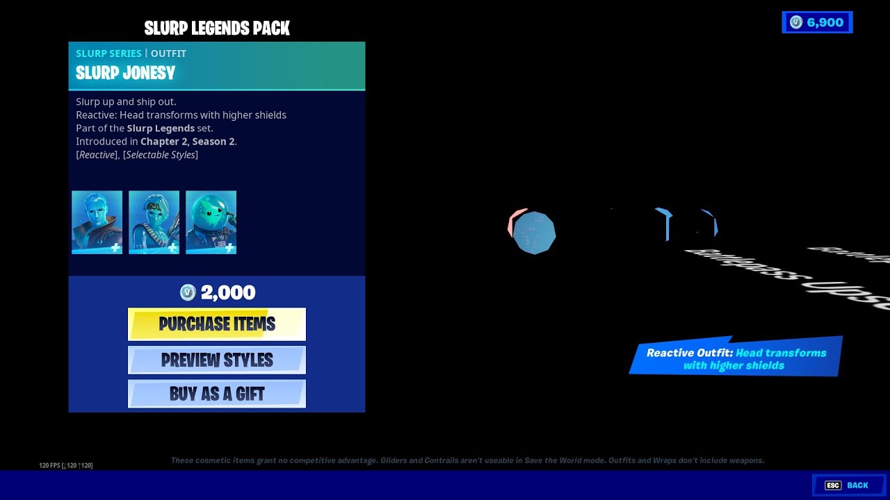 The slurp legends pack is broken...