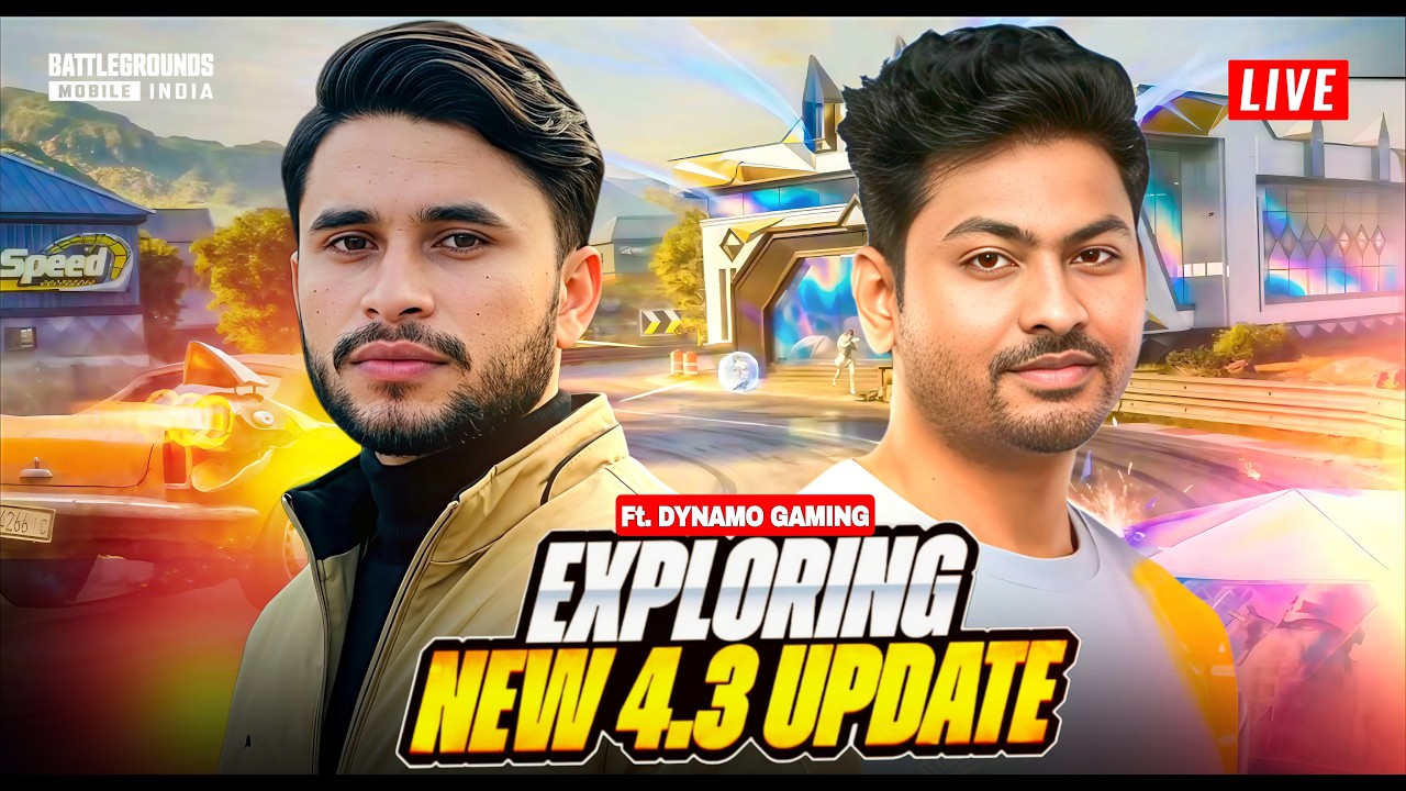 CHOMU UPDATE IS 4.3 HERE | PLAYING WITH  @DynamoGaming  | FUNNY CHALLANGE #bgmilivestream #godarsyt