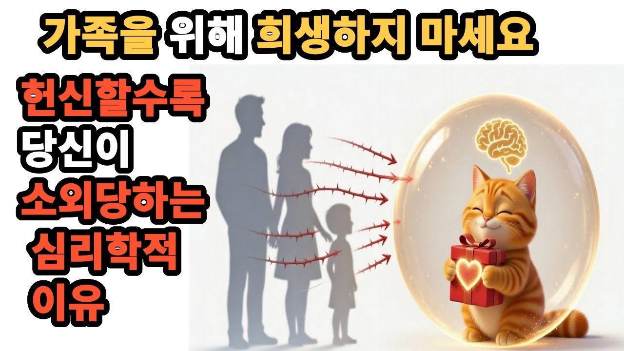 분명 내 집인데 왜 외롭죠? 가족을 위해 살았는데 나만 투명인간이 된 이유