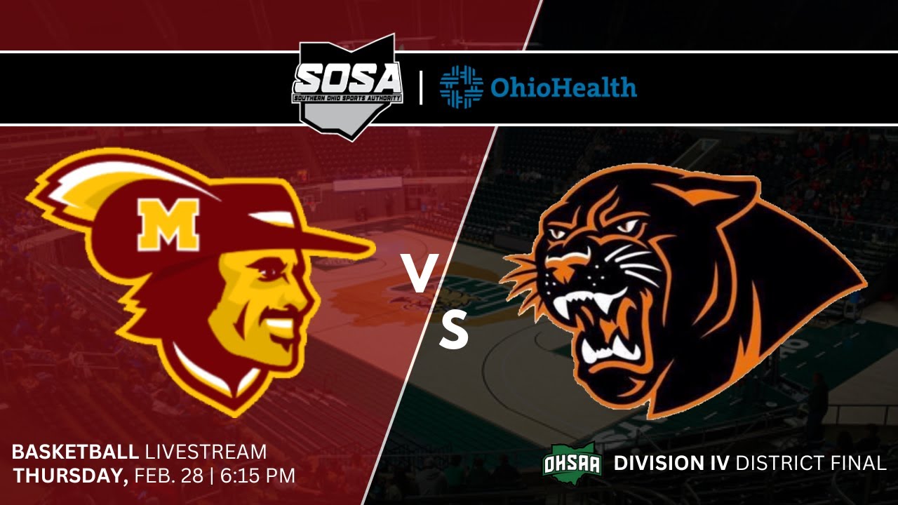 BOYS BKB LIVE STREAM | Division IV District Final - Meigs Marauders vs New Lexington Panthers