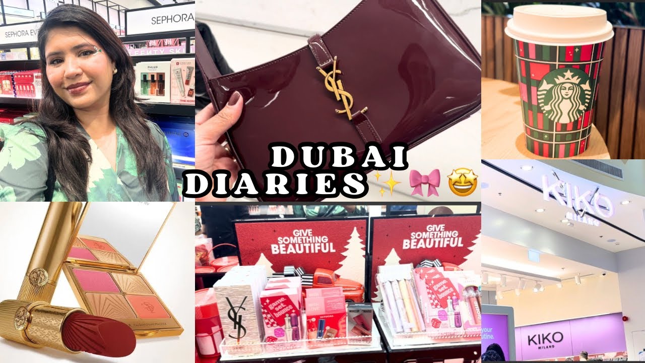 Vlog : Kay Beauty x Falguni Shane Peacock Makeup collection🇦🇪| Sephora Sale & Kiko Holiday makeup🎀