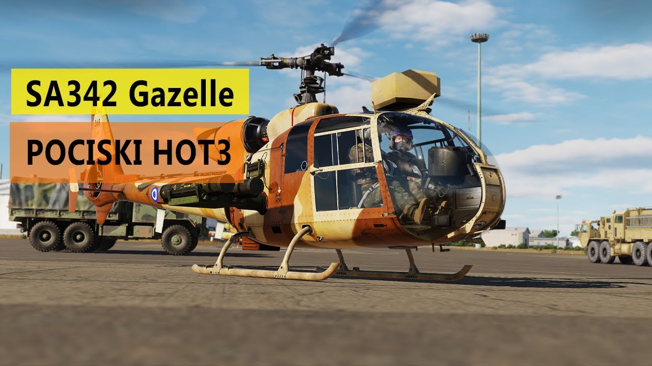 SA342 Gazelle: Pociski HOT3 | DCS World | Gildia.org