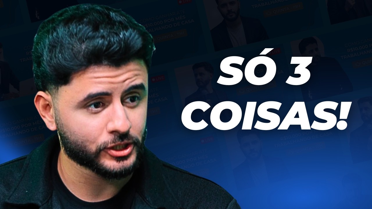 As Únicas 3 Coisas que Você Precisa pra Ganhar Dinheiro Online