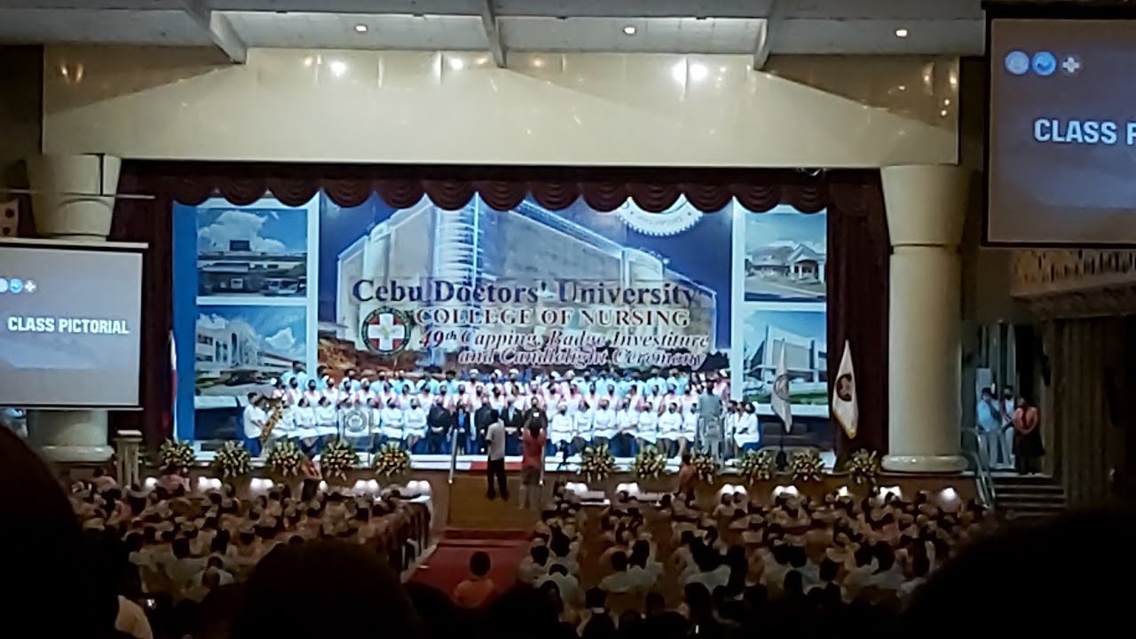 CEBU DOCTORS UNIVERSITY COLLEGE OF NURSING 49TH CAPPING CEREMONY