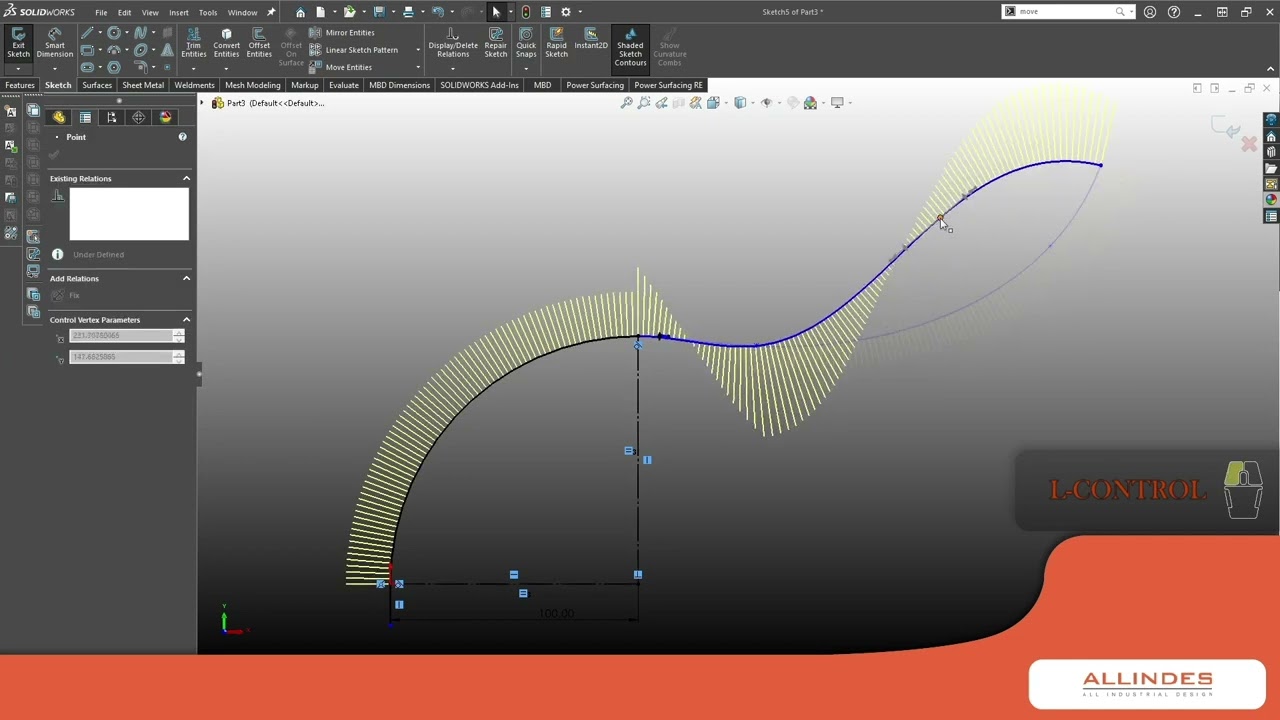 Solidworks Advanced Class A Surfacing Quik Tip - Curvature Continuity !!!