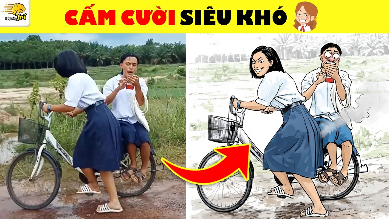 😂 THỬ THÁCH CẤM CƯỜI LEVEL 1000 - Ai Vượt Qua 31 Tình Huống Hài Hước Bá Đạo Này | Nhanh Trí