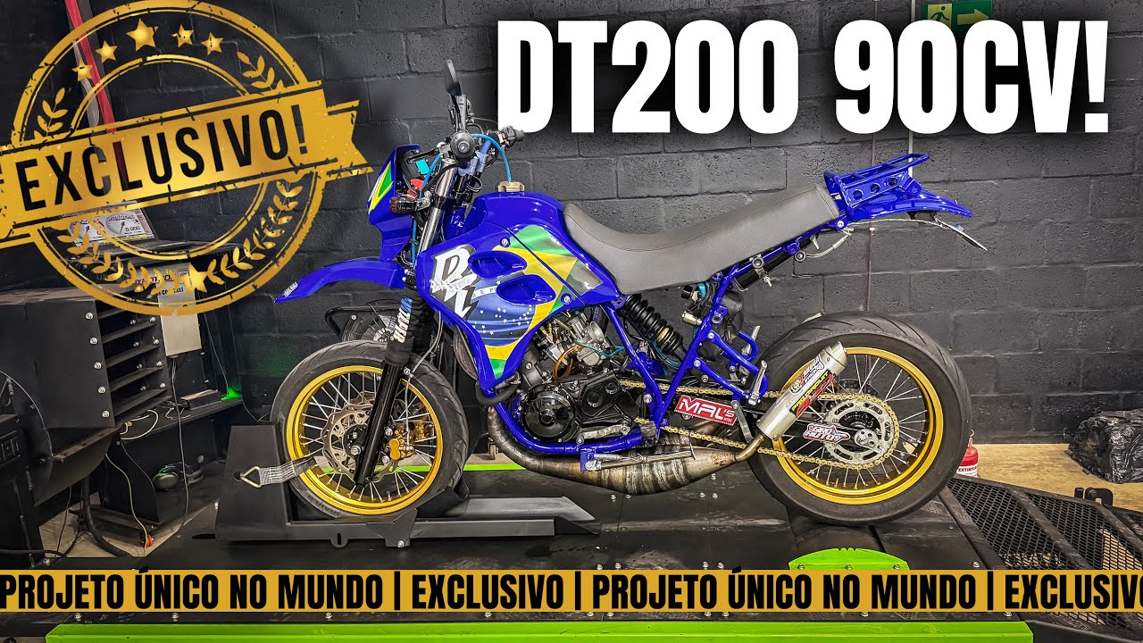 Jamais visto! DT 200R com motor de RD350 90CV - Exclusivo!