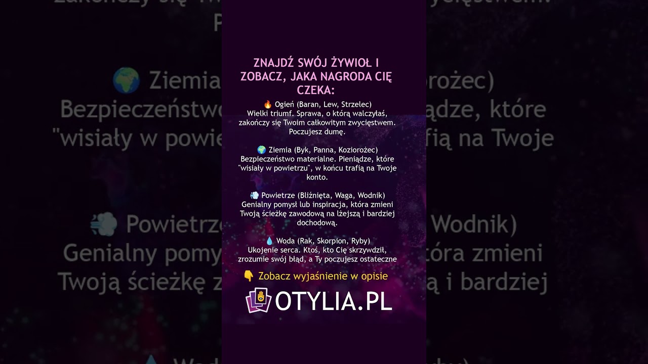 Jaka dobra karma wraca właśnie do Ciebie? Tw&oacute;j żywioł zdradzi, jaką nagrodę szykuje Wszechświat!