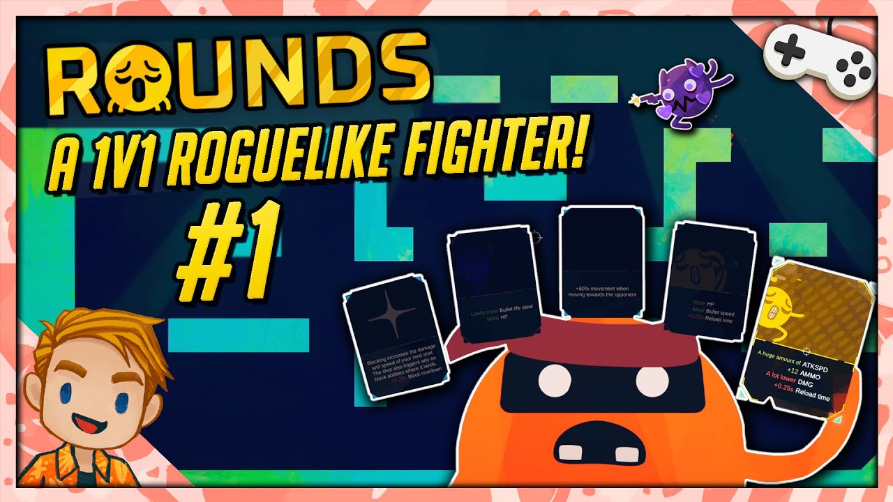 A 1v1 ROGUELIKE FIGHTER! | Let's Play ROUNDS | Part 1 | PC Gameplay