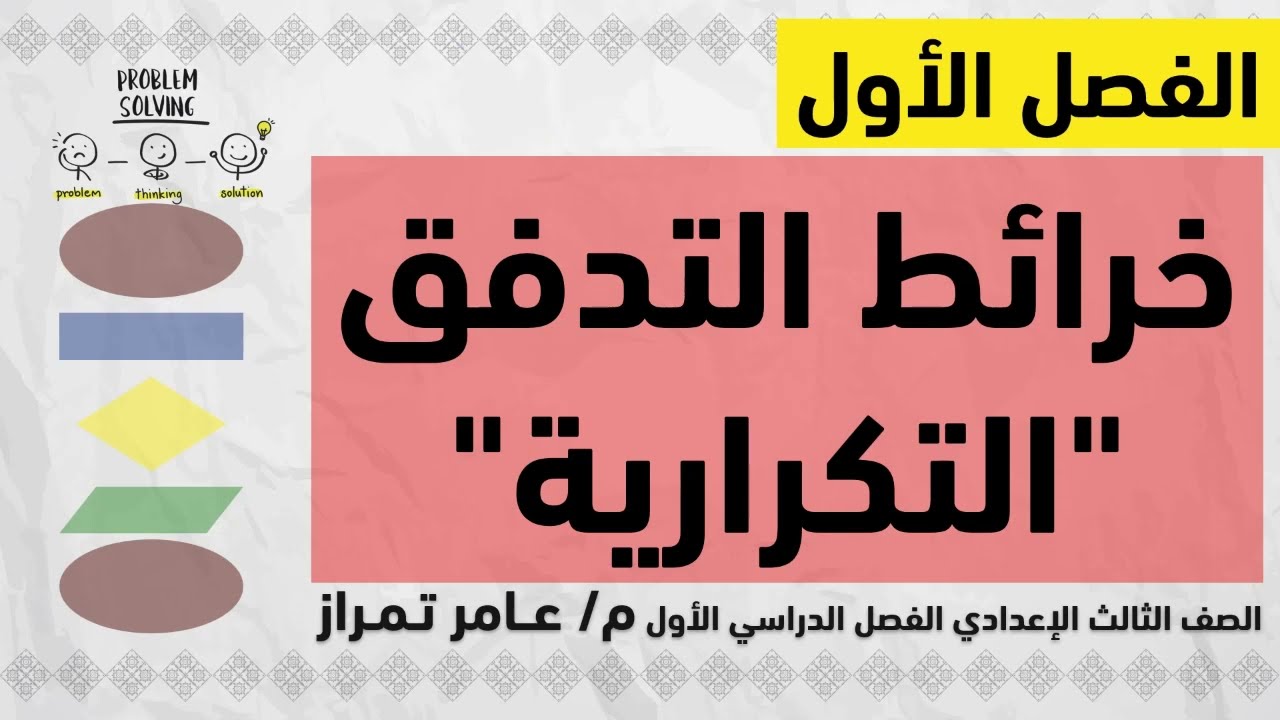 حاسب الي تالتة إعدادي | ترم 1 | موضوع 1 | الخرائط التكرارية