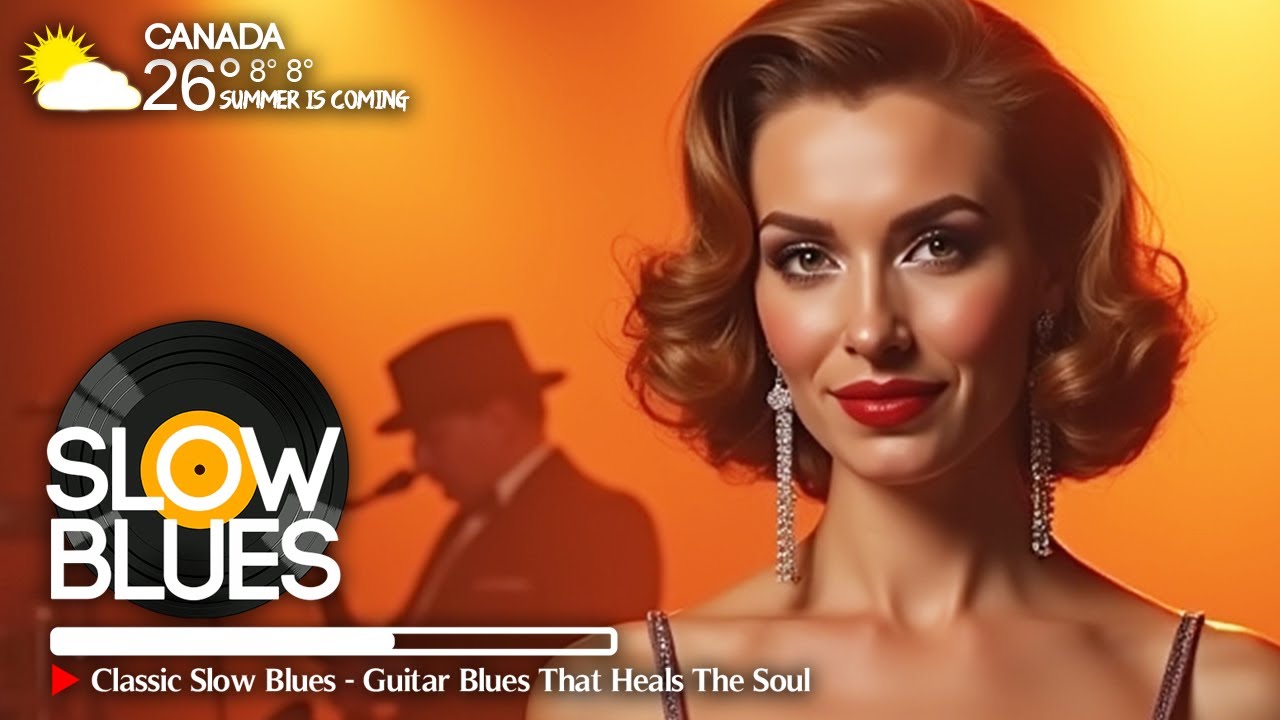Deep Slow Blues 💖 Emotional Guitar Blues That Touch the Soul 🎶