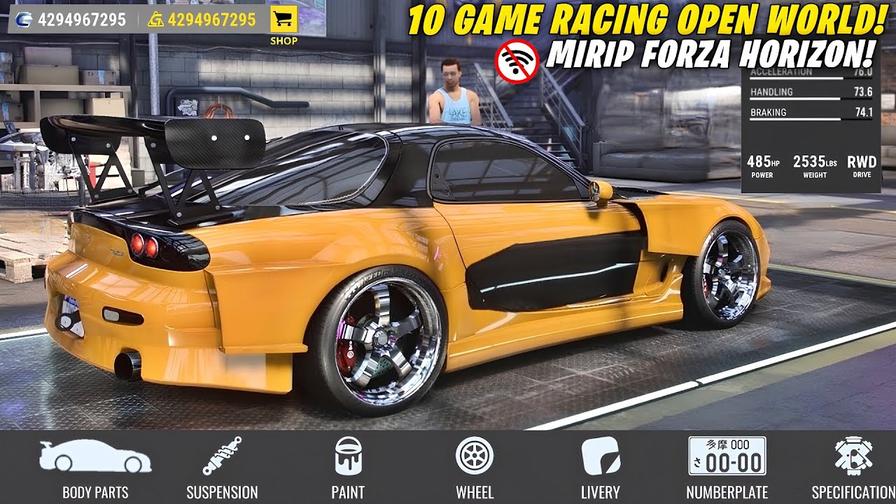 BEBAS BODYKIT🔥🕹 10 Game Balap Mobil Modifikasi Mirip Forza Horizon Ringan Terbaik 2025 OFFLINE