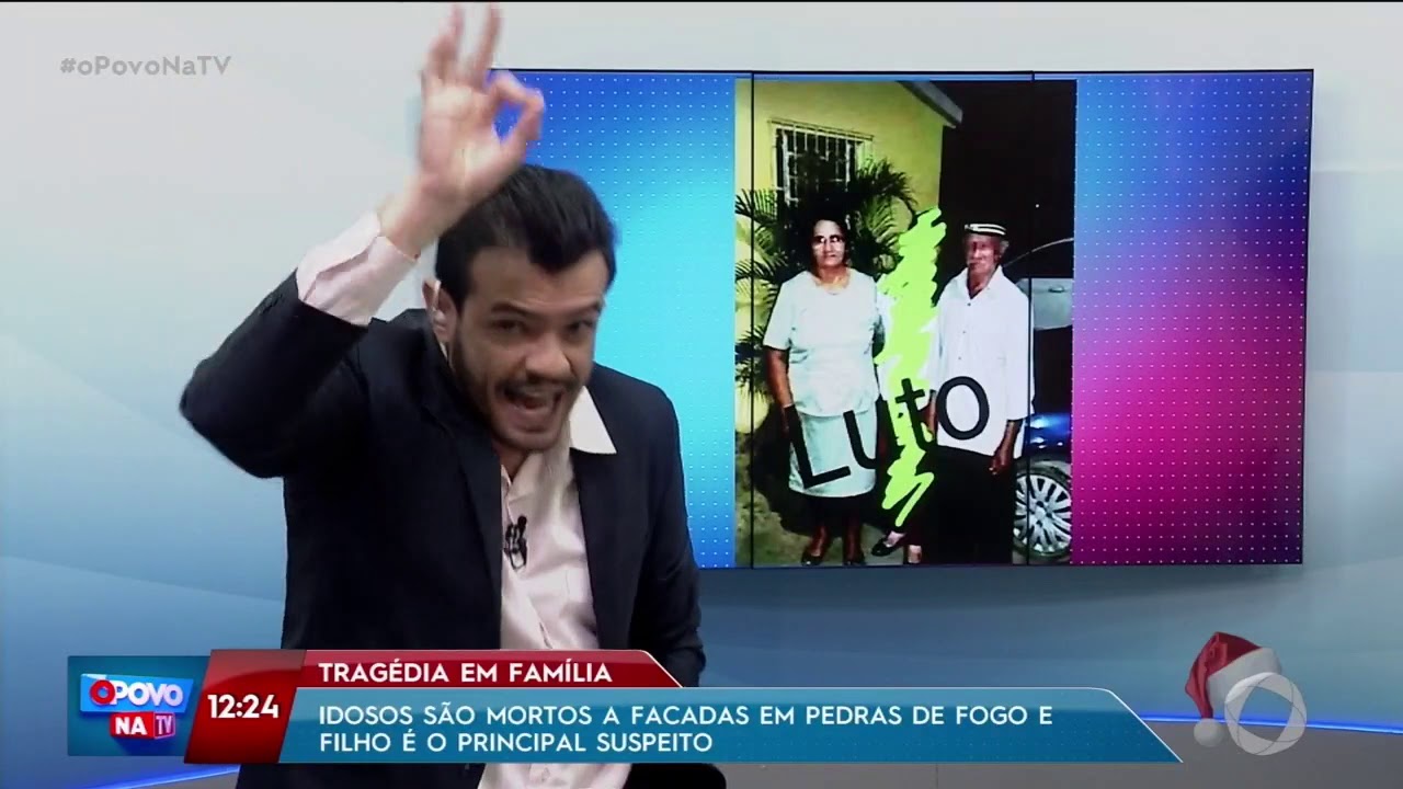 O Povo na TV - Mais informações sobre casal de idosos mortos a facadas em Pedras de Fogo