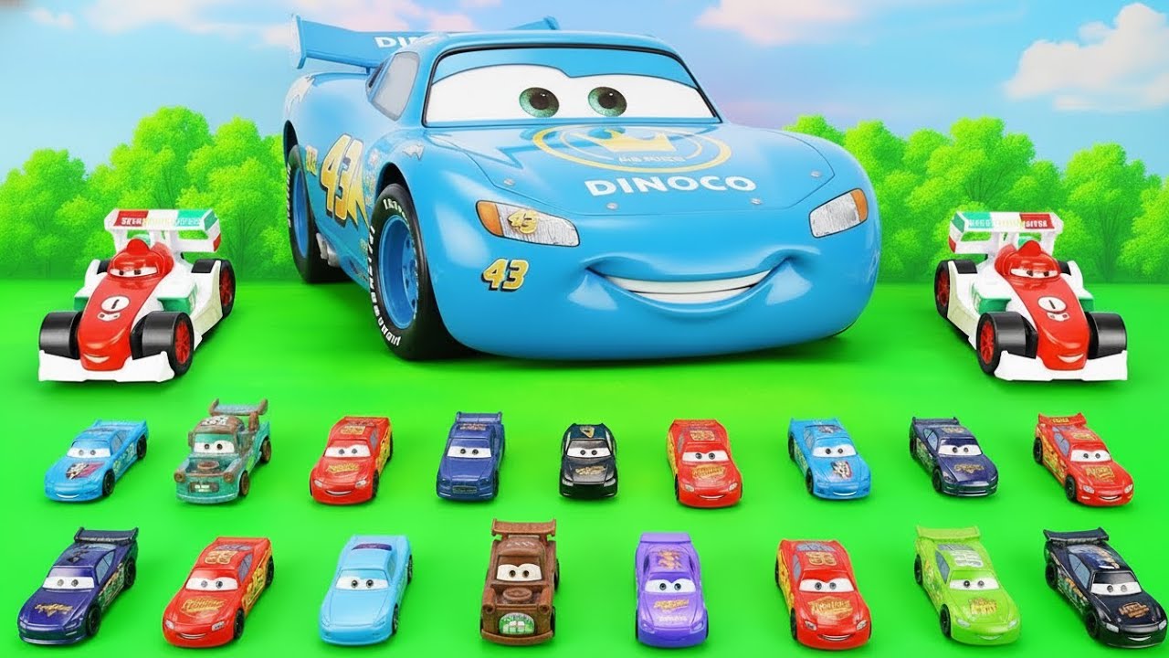 Disney Pixar Cars Unboxing Review | Lightning Mcqueen, Tow Mater, Doc Hudson, Sally Carrera, Cruz