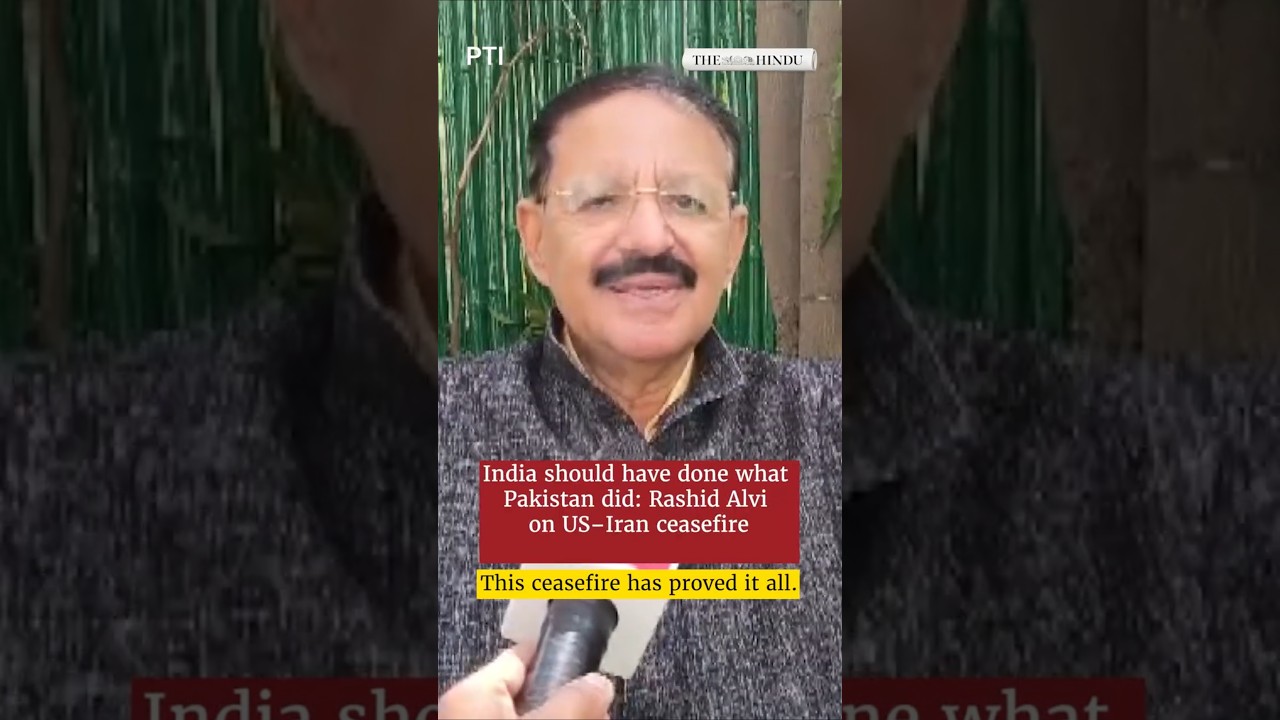 India should have played Pakistan&rsquo;s role in US&ndash;Iran ceasefire, says Congress leader Rashid Alvi