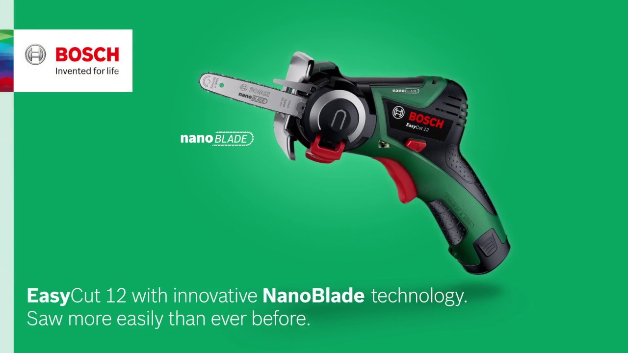 Bosch EasyCut 12 - The world's first nanoBLADE