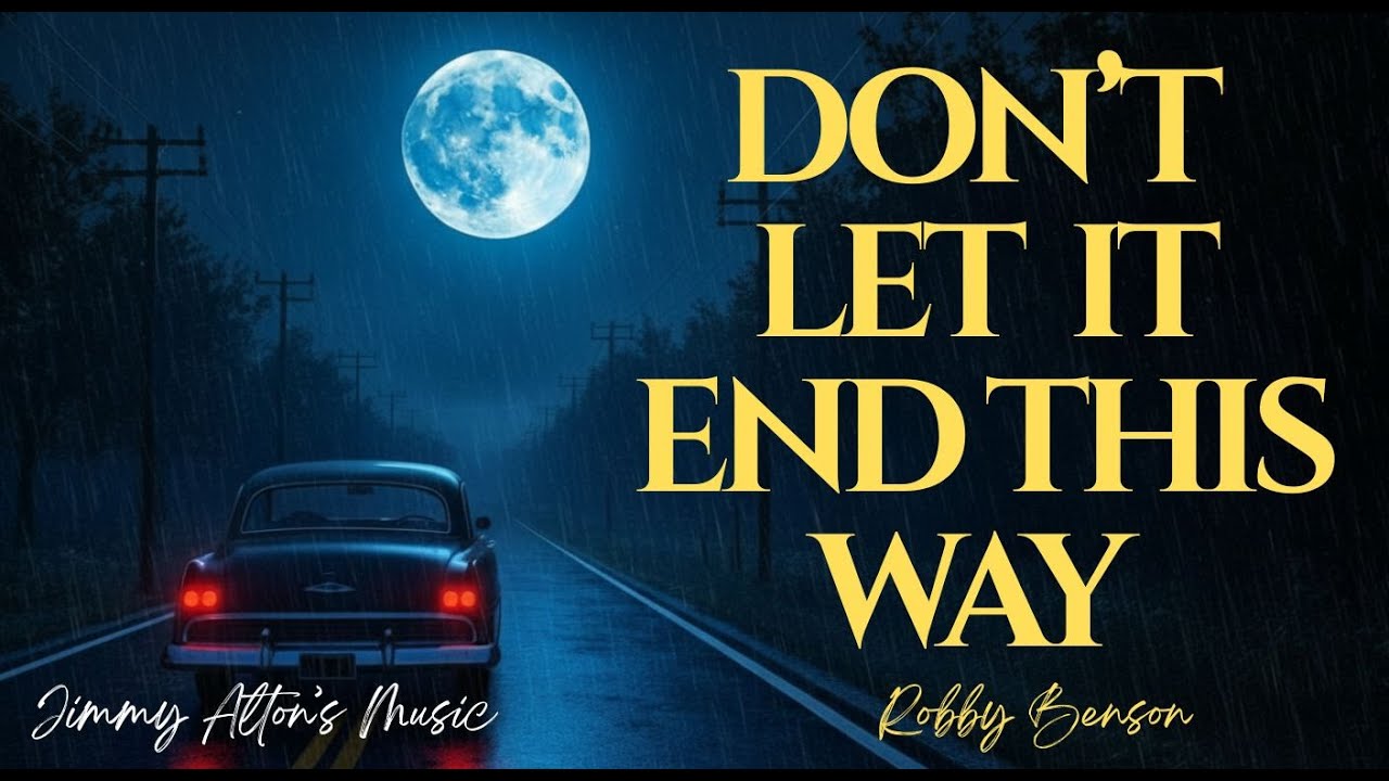 Don't Let It End This Way - Robby Benson | AI-Generated Golden Era Love Song