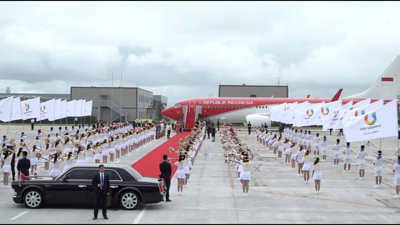 World University Games: Indonesian president arrives in Chengdu