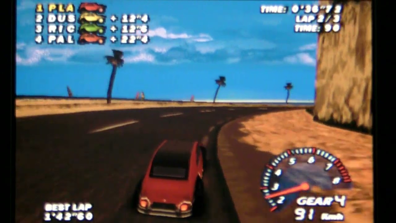 V-Rally (N64) : Espagne (2cv)