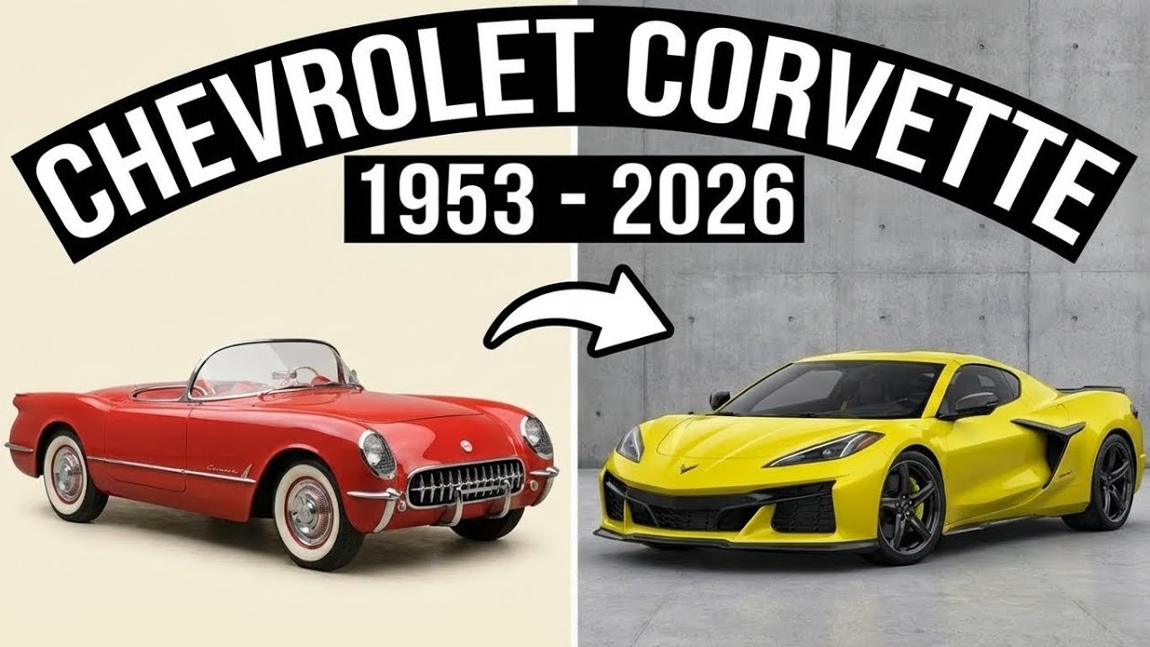 Chevrolet Corvette Evolution: 1953 → 2026 Concepts (All Generations)