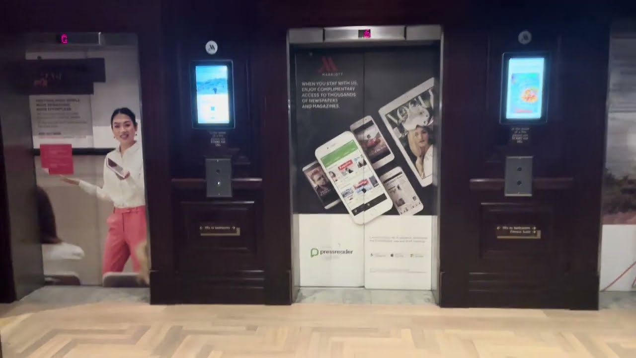 (3) Jackson traction lifts @ Leeds Marriott Hotel, Leeds (LOCKED)