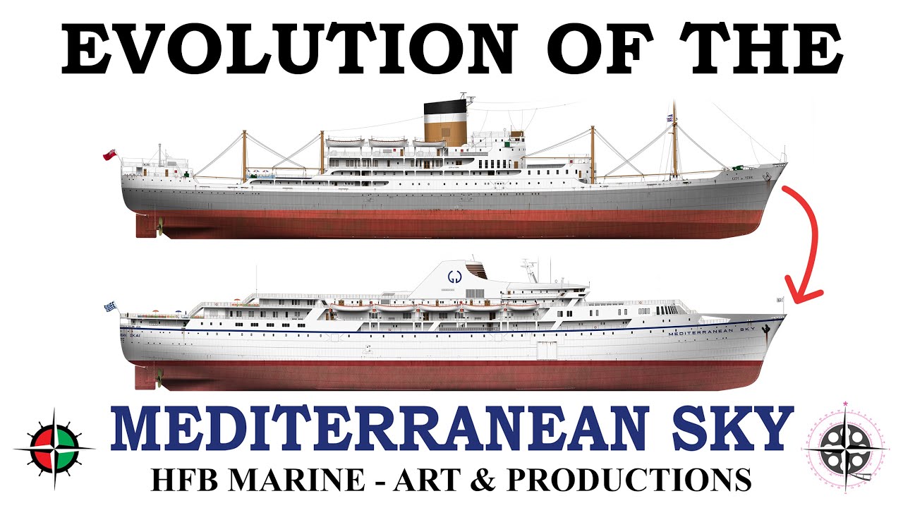 Evolution of the M.S. Mediterranean Sky and her sister ships