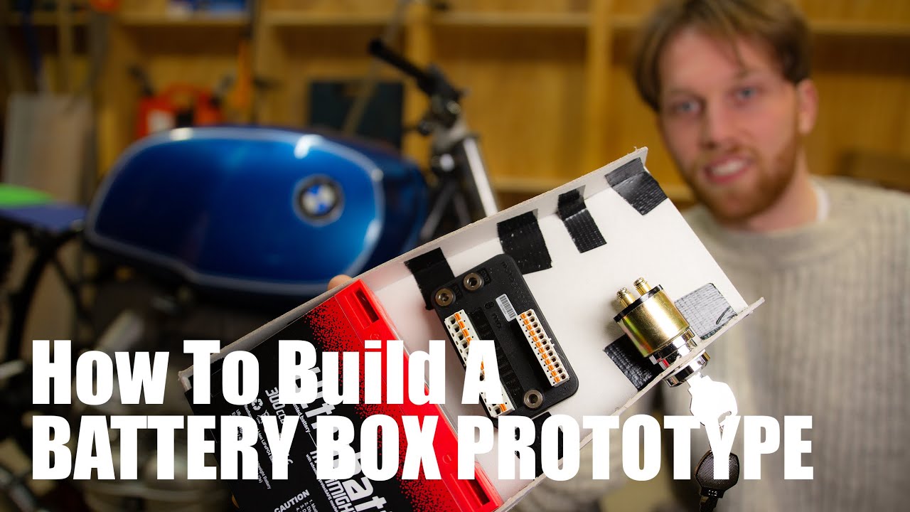 How To Build A Battery Box Prototype For Your Custom Bike | BMW R80 Raw Build #4