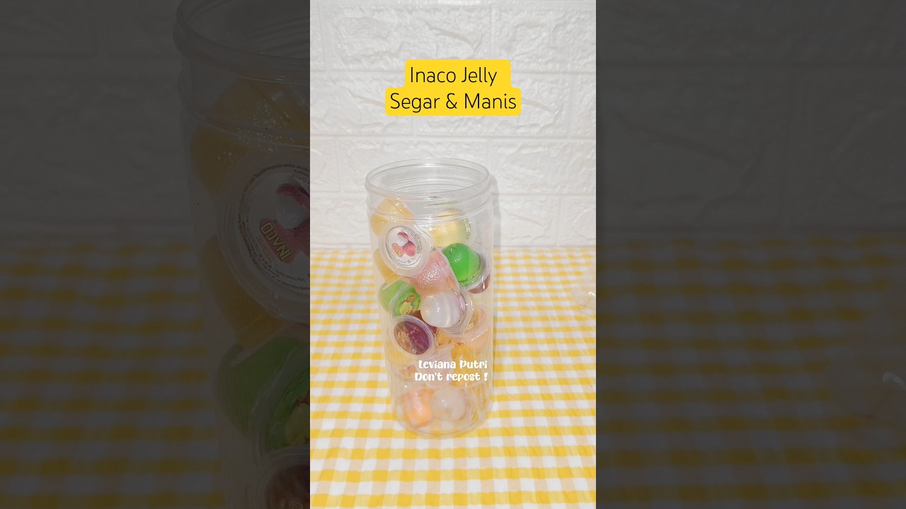Unboxing Inaco Jelly Mini &ndash; Segar & Colorful 🍮✨ #shorts #inacojelly #snack