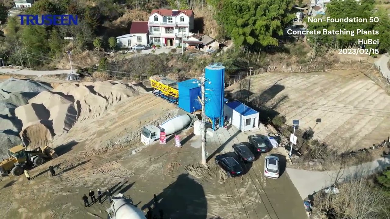 TRUSEEN Non-Foundation CP 45 Concrete Batching Plants 