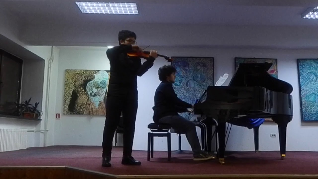 Ciprian PORUMBESCU Balade (violin and piano)  Alexander Leon CERISHA Herman Med