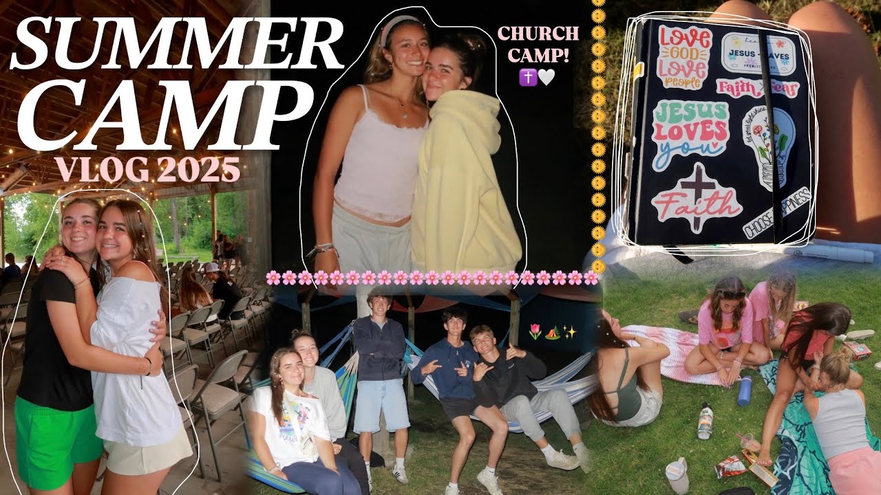SUMMER CAMP VLOG 2025! | PART TWO | what it’s like to go to church camp! 🌷🏕️🌼