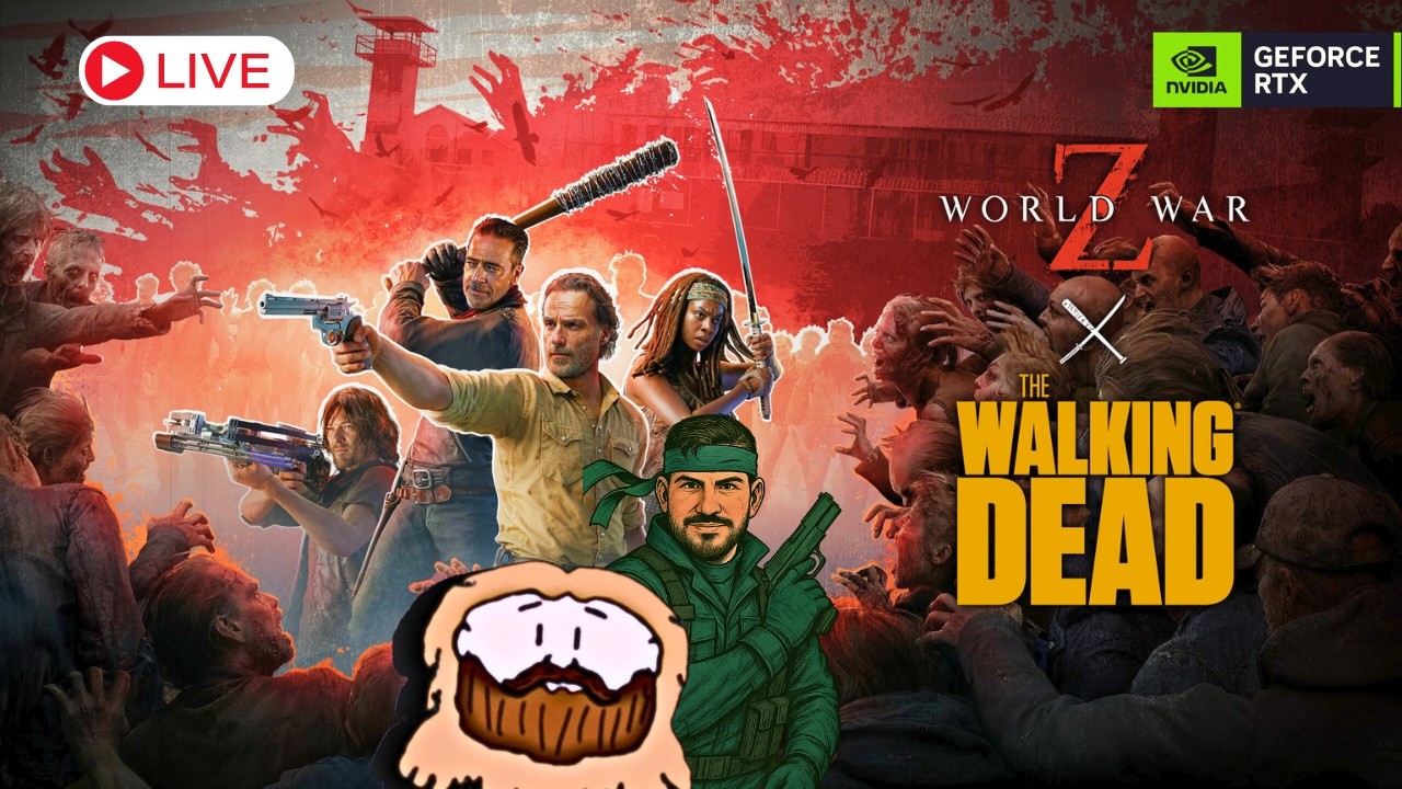 🔴LIVE - WORLD WAR Z - THE WALKING DEAD GAMEPLAY [RTX 4090]