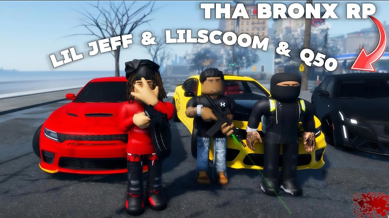BH LIL JEFF & LILSCOOM89 & BH Q50 CRASHED Out In Tha Bronx 3 RP Roblox 