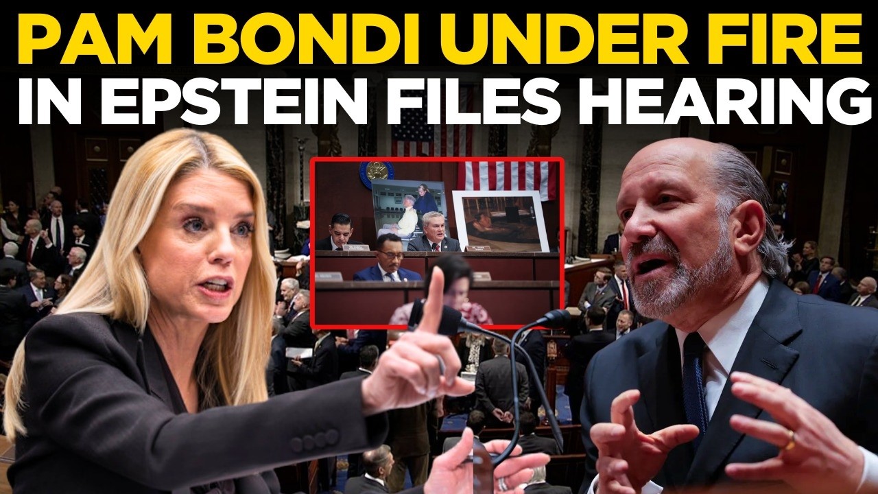 US SENATE LIVE: Pam Bondi in Hot Seat During Explosive Epstein Hearing | Epstein Files Hearing LIVE