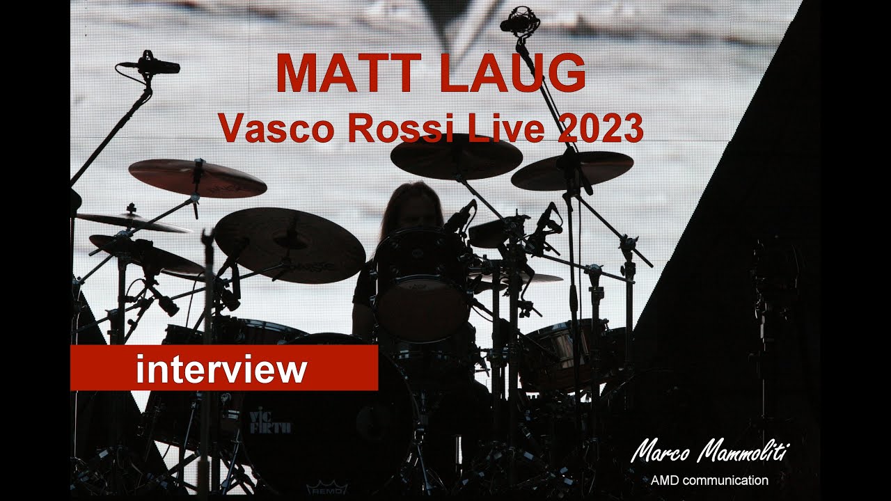 Matt Laug - Vasco Rossi Stadi Tour Intervew