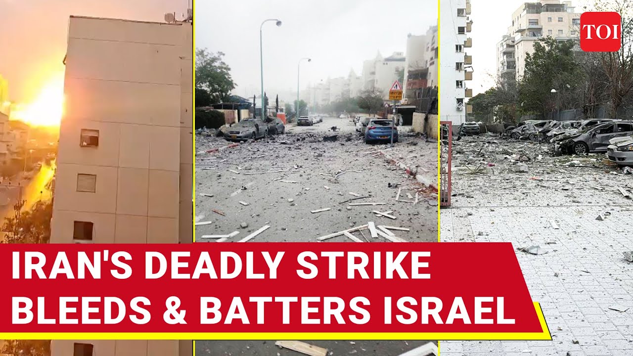 Iran Hypersonic Missile Kills Three Israelis; Mayhem In Beersheba, Buildings & Cars Explode