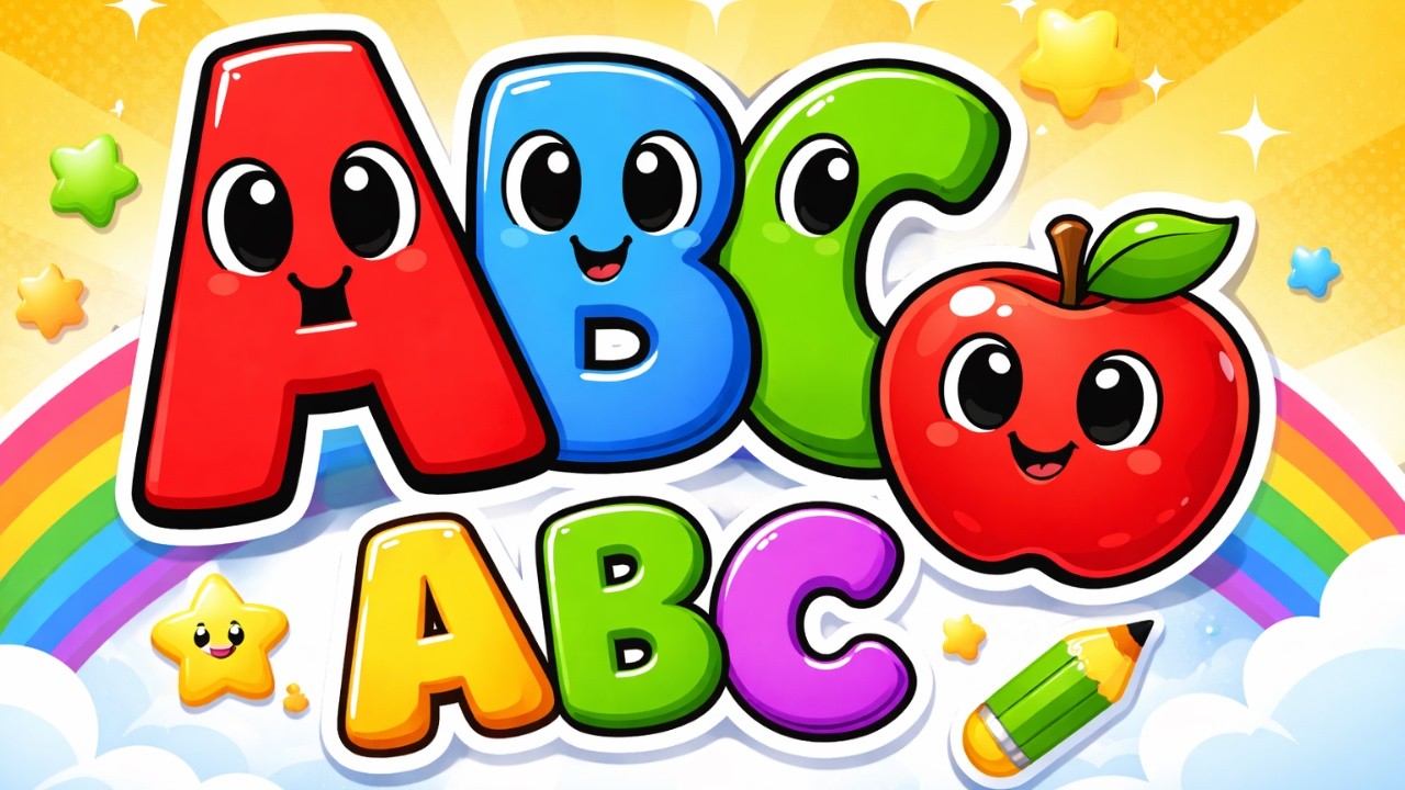 A is for Apple 🍎 | ABC Phonics Song for Kids | Learn Alphabet A to Z | Toddler Learning Video