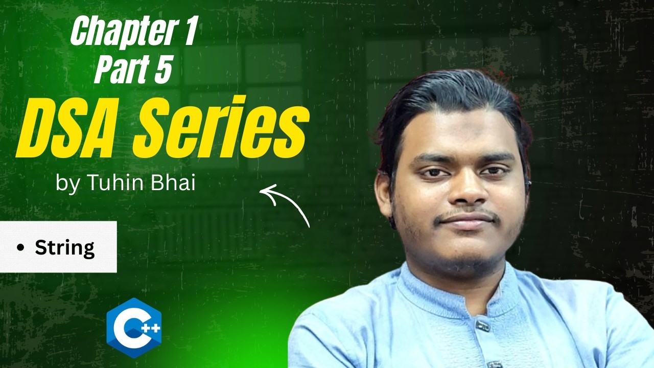 String in C++ | Data Structures and Algorithms | Chapter 1 (Part 5)