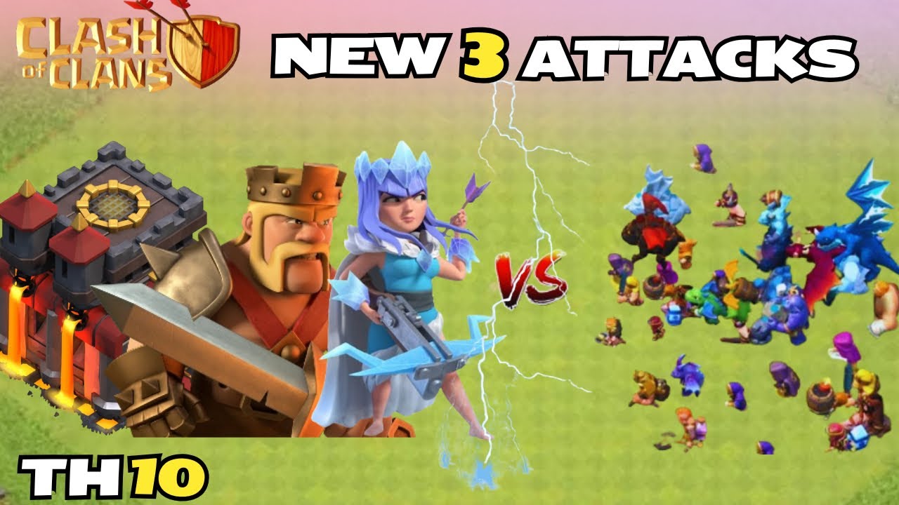 Top 5 BEST TH10 Attack Strategies ( COC ) | TH10 3-Star Guide