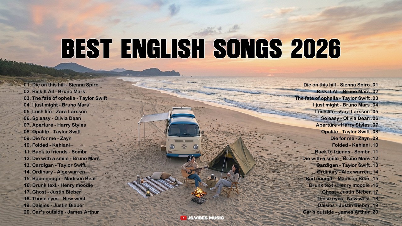 🩶Best 100 English Songs 2026 || Chill Vibes Playlist -- Easy Listening Spotify Music 2026