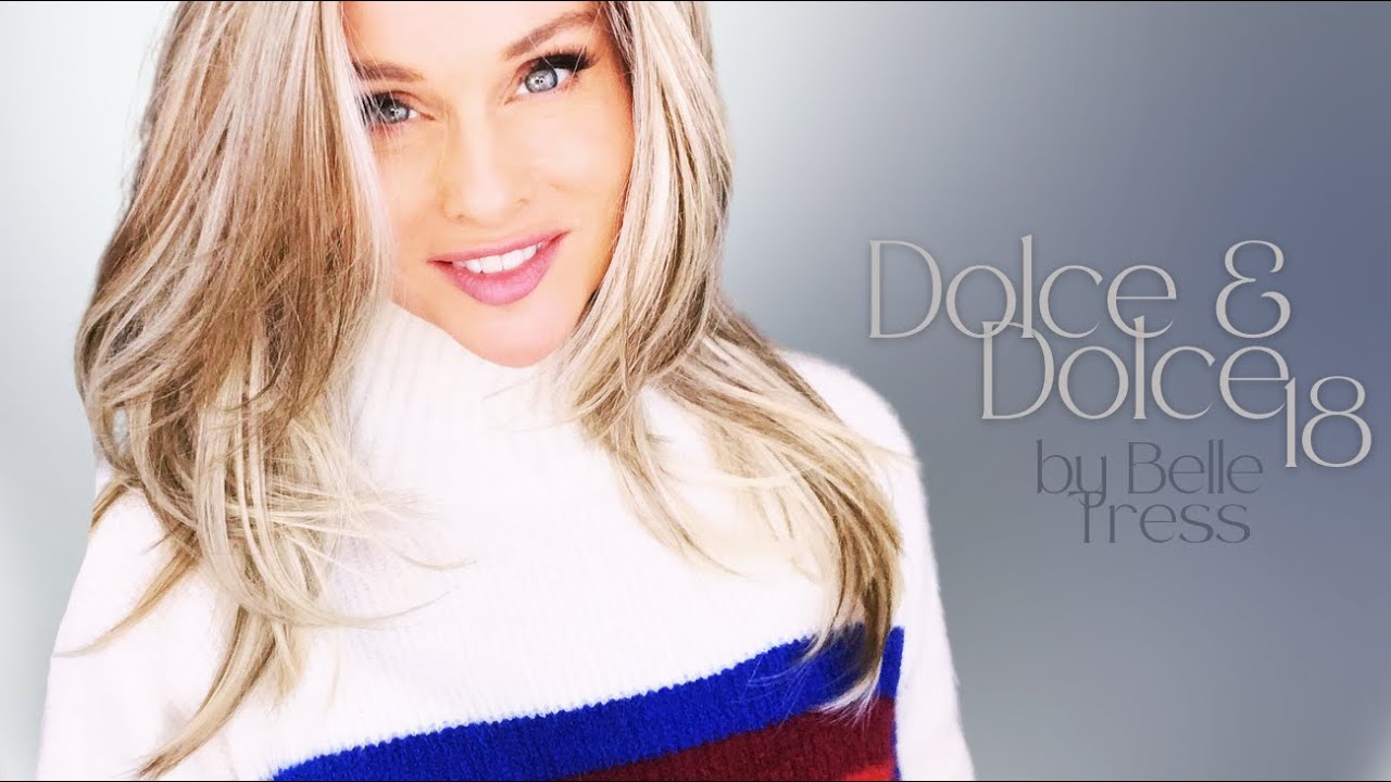 Belle Tress DOLCE & DOLCE 18 Wig Review | UNBOX & STYLE IT WITH ME! | WHY a CENTER PART is BETTER!