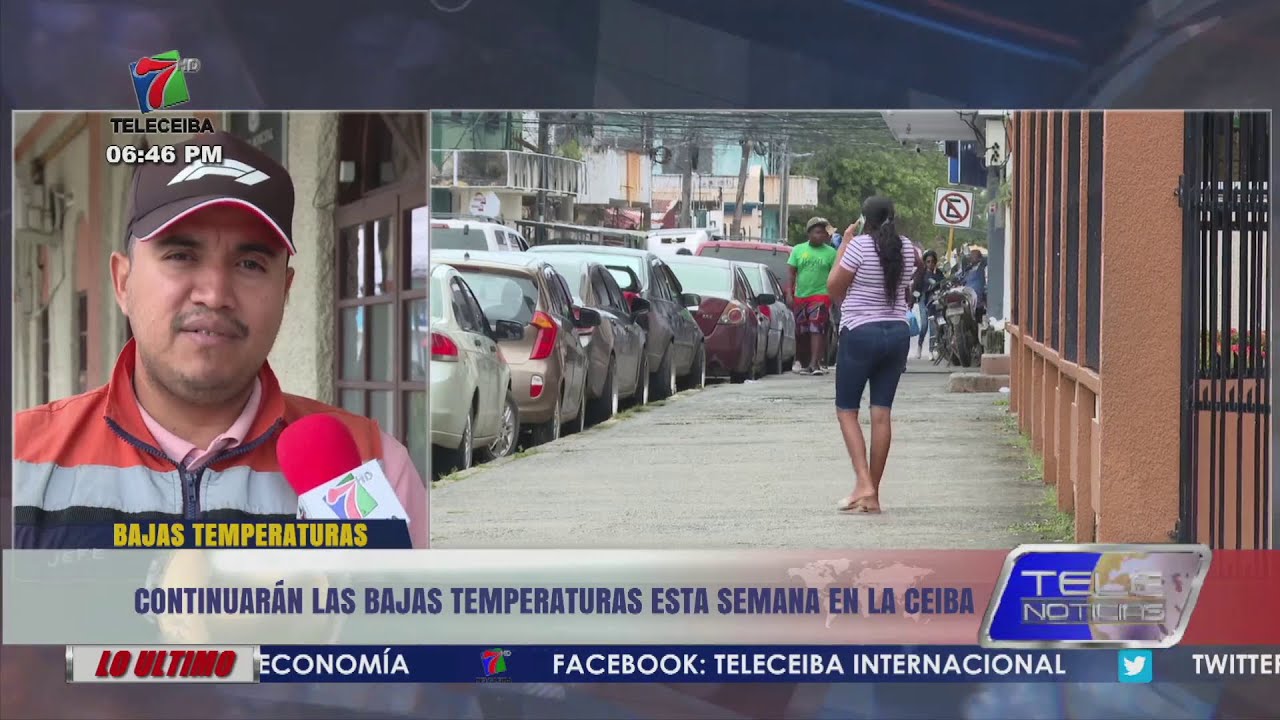 Continuarán las bajas temperaturas esta semana en La Ceiba