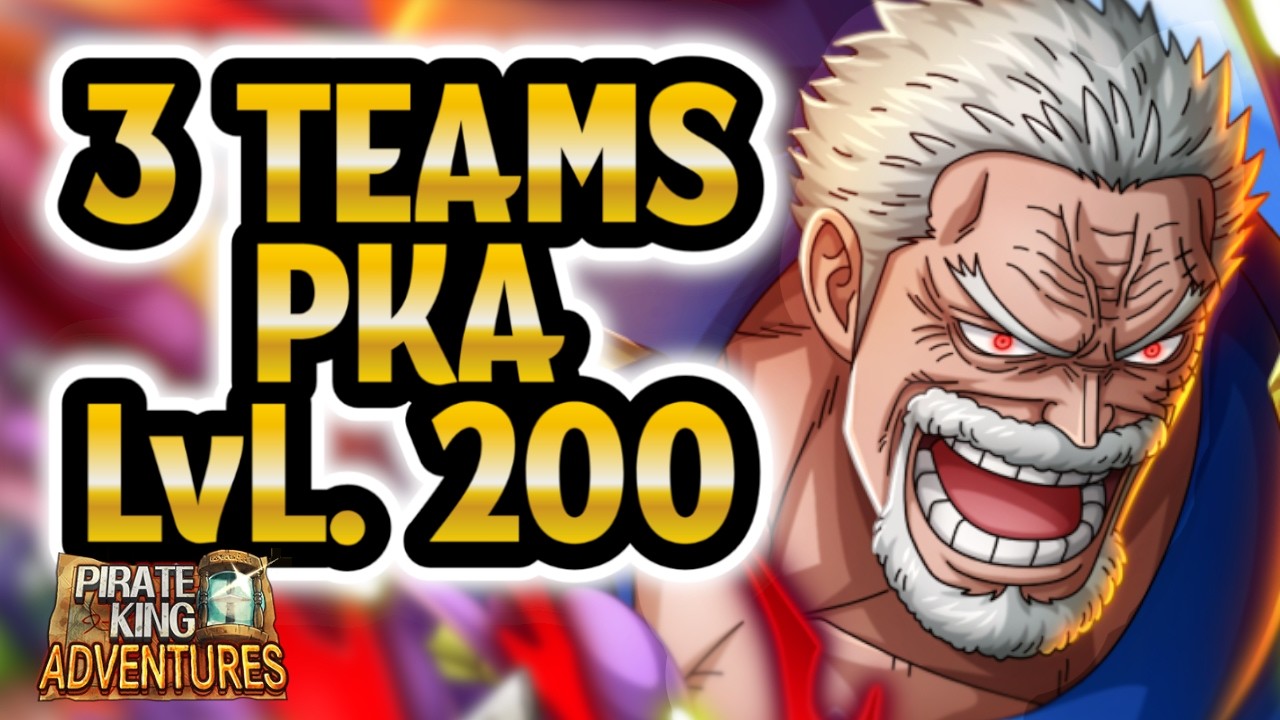 [OPTC] 3 TEAMS PKA Lvl 200 vs SHIRYU (NO NEW BATCH)