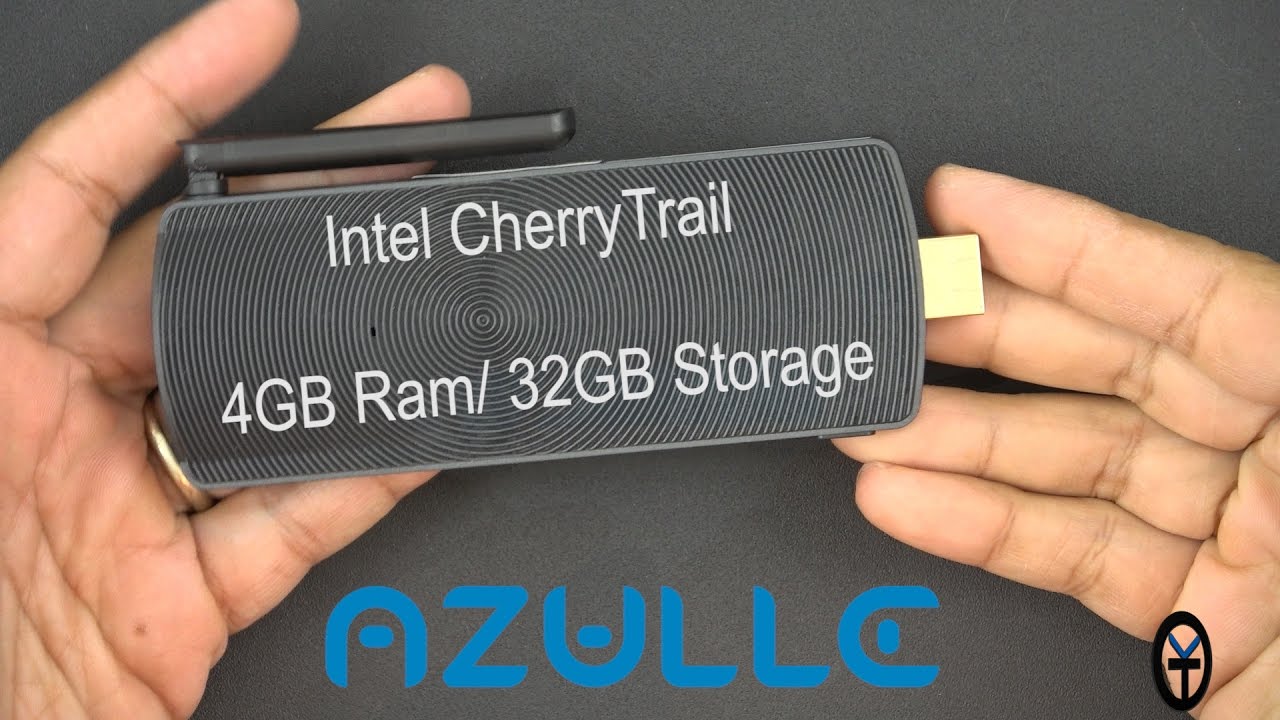 Azulle access Plus (4GB/32GB) Fan less PC with Logitech keyboard review (Kodi,Plex...)