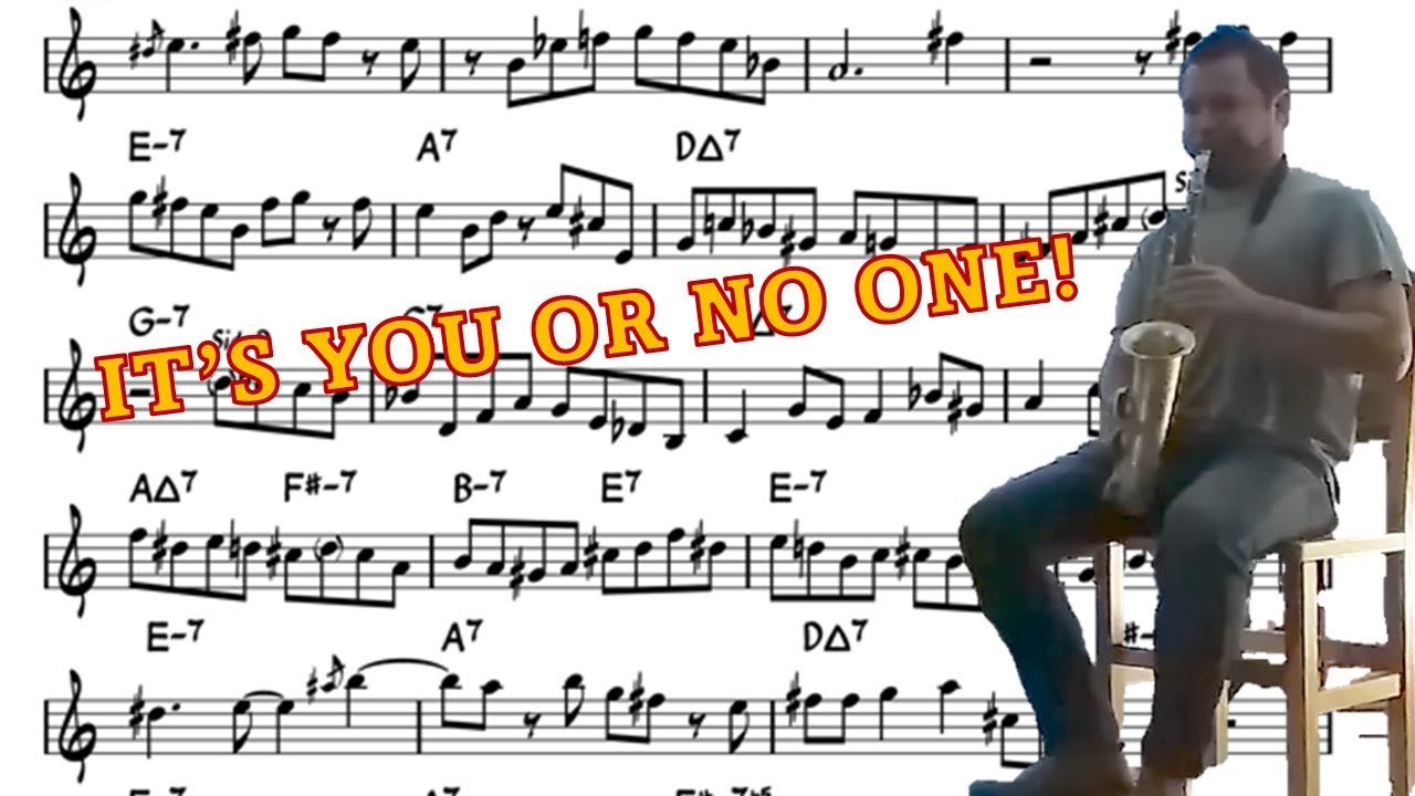 Baptiste Herbin on It's You Or No One - Eb Transcription