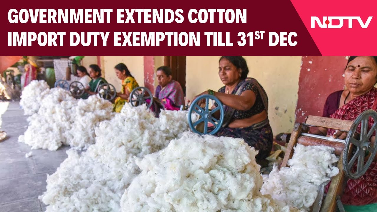 Government Extends Cotton Import Duty Exemption Till December 31